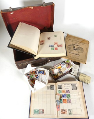 Lot 341 - A Premier Postage stamp album and contents to...