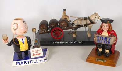 Lot 224 - A plastic model of a 1742 Whitbread drey horse...