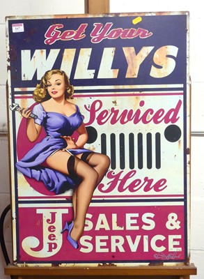 Lot 167 - A reproduction advertising sign 'Get Your...