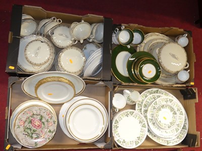 Lot 168 - Four boxes of miscellaneous china, to include...