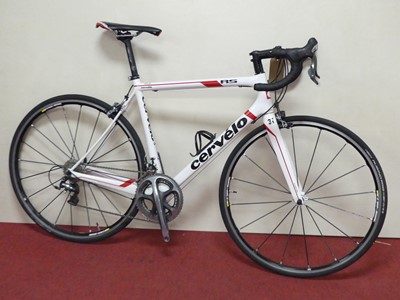 Lot 578 - A circa 2010 Cervélo carbon fibre road bike,...