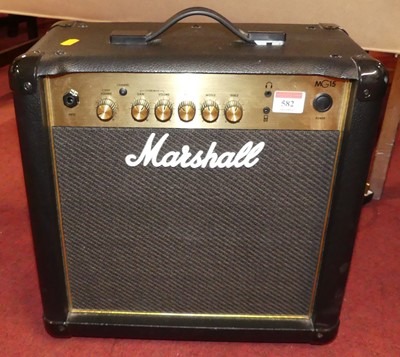 Lot 582 - A Marshall MG15 portable speaker