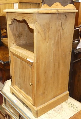 Lot 585 - A French cream & floral painted double door...