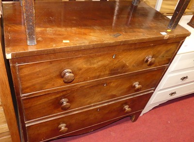 Lot 589 - A mid-Victorian mahogany square front chest of...