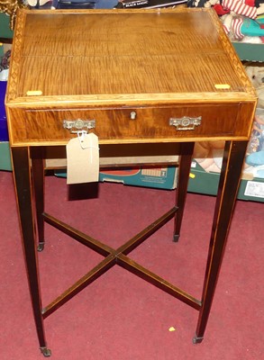Lot 593 - A circa 1900 plum pudding mahogany and...