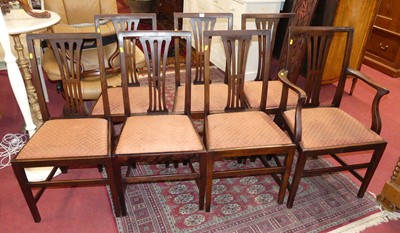 Lot 633 - A set of seven 19th century mahogany...