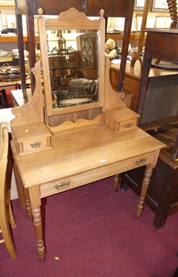 Lot 602 - An Edwardian satin walnut swing mirror back...