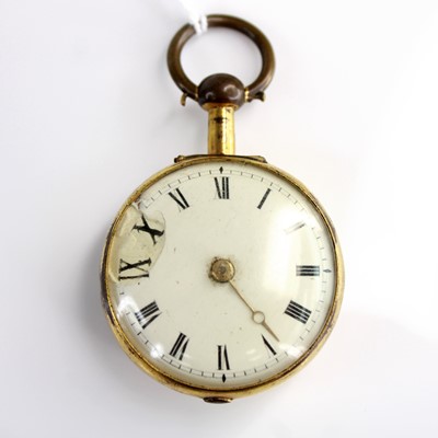 Lot 385 - George Leech of Salisbury, a gilt metal cased...