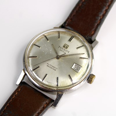 Lot 398 - A gent's Tissot Seastar steel cased automatic...