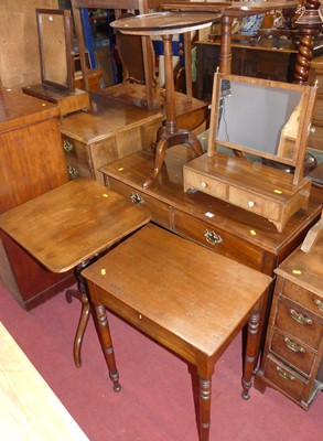 Lot 706 - Various principally 19th century mahogany...