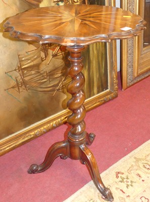 Lot 712 - A Victorian walnut, rosewood crossbanded and...