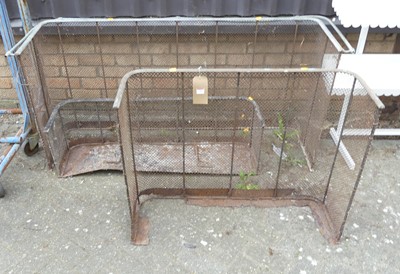 Lot 733 - Three various early 20th century nursery mesh...