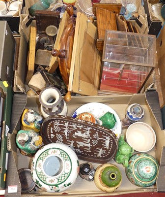 Lot 204 - Two boxes of sundries, to include mixed...