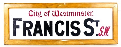 Lot 350 - A mid-20th century 'City of Westminster' road...