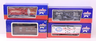 Lot 374 - Four USA trains G-scale 45mm scale American...