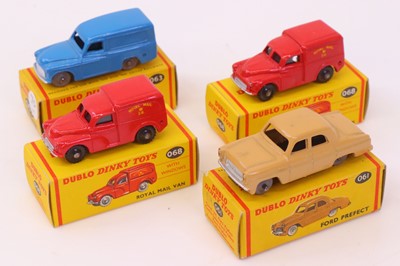 Lot 891 - A group of four Dublo Dinky toys, to include...