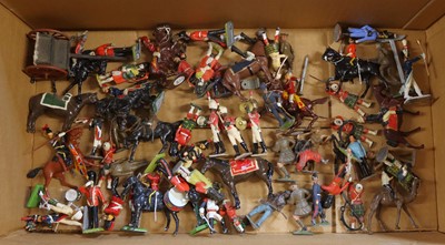 Lot 389 - Britains and other a collection of loose, worn...