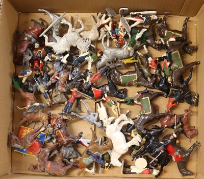 Lot 390 - Britains and other a collection of painted and...