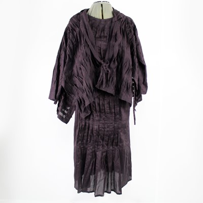 Lot 320 - HaaT by Issey Miyake - Two-piece plum ensemble,...
