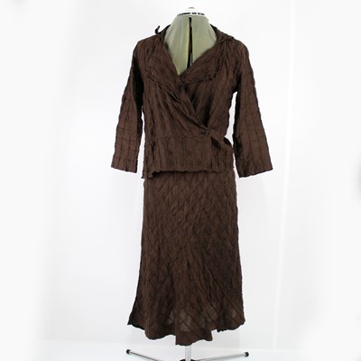 Lot 319 - Haat by Issey Miyake, Two-piece textured...
