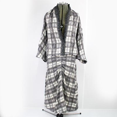 Lot 321 - Haat by Issey Miyake, two-piece checked...