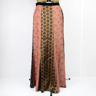 Lot 305 - Dries Van Noten - Patchwork panel skirt, circa...