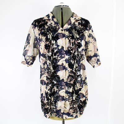 Lot 303 - Dries Van Noten - Embellished short sleeve...