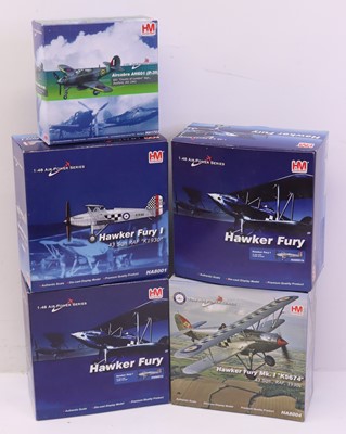 Lot 457 - Five various box Hobbymaster 1/48th and 1/72nd...