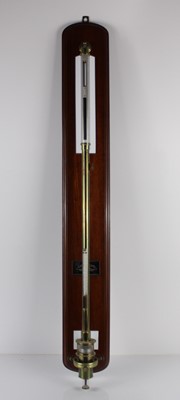 Lot 269 - A Negretti & Zambra lacquered brass ship's...