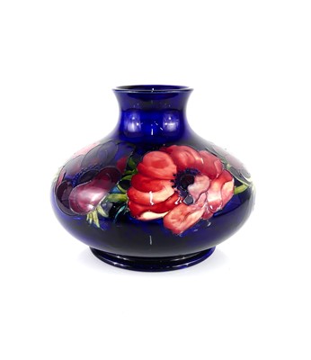 Lot 218 - A Moorcroft Clematis pattern pottery vase, of...
