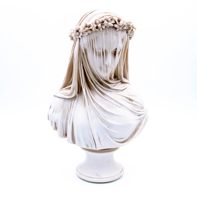 Lot 5 - A reproduction composite bust of The Veiled...
