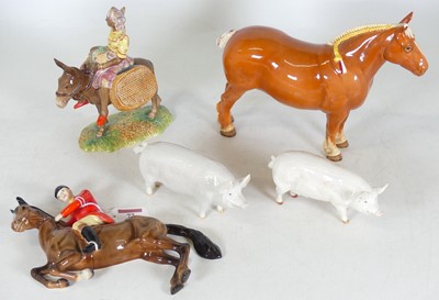 Lot 77 - A collection of Beswick figures, to include...