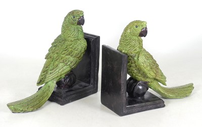 Lot 81 - A pair of contemporary composite bookends, in...