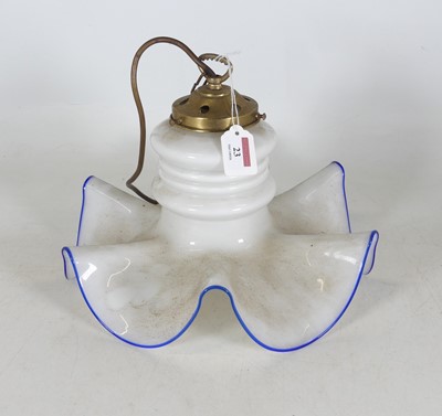 Lot 23 - An Edwardian style ceiling light, having a...