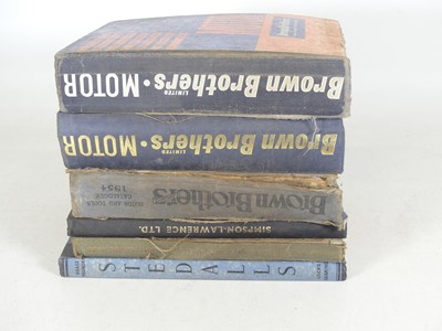 Lot 123 - Brown Brothers motor & tools catalogue 1954,...