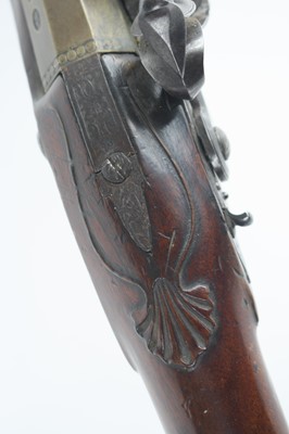 Lot 213 - Sanders of London, a George III flintlock...