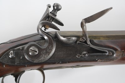 Lot 213 - Sanders of London, a George III flintlock...