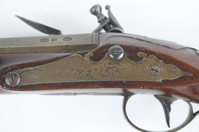 Lot 213 - Sanders of London, a George III flintlock...
