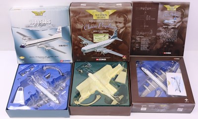 Lot 468 - Corgi Aviation Archive 1/144 scale group of 3...