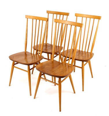Lot 395 - A set of four 1960s Ercol blond elm and beech '...