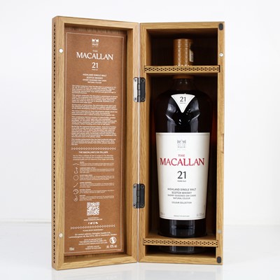 Lot 1246 - The Macallan Colour Collection 21 year old...