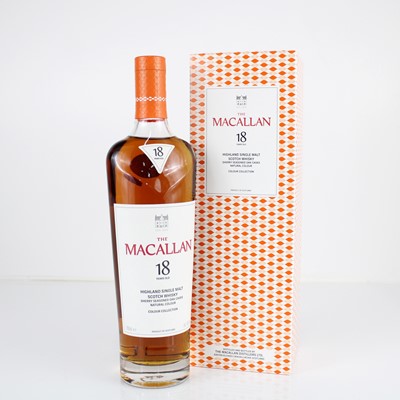 Lot 1244 - The Macallan Colour Collection 18 year old...