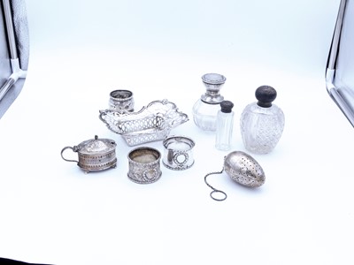 Lot 237 - A collection of Victorian and later silver...
