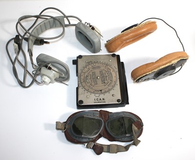 Lot 150A - A collection of aircraft related ephemera and...