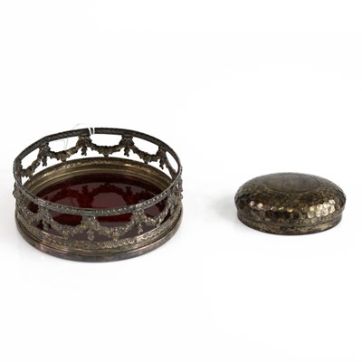 Lot 238 - A Portuguese silverplate and tortoiseshell...