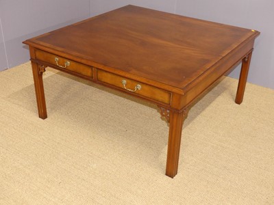 Lot 679 - A contemporary mahogany and cross banded...