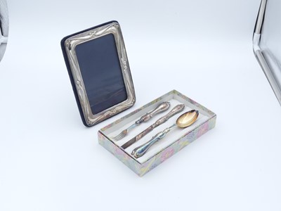 Lot 241 - A Victorian silver christening trio,...