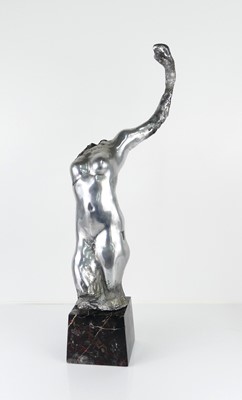 Lot 445 - Modern British School - a large cast aluminium...