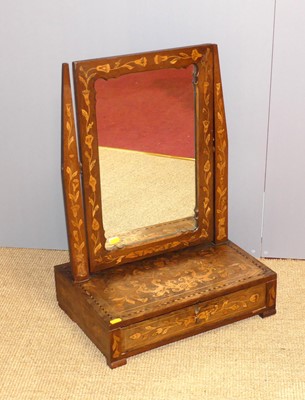 Lot 670 - An early 19th century Dutch walnut and floral...