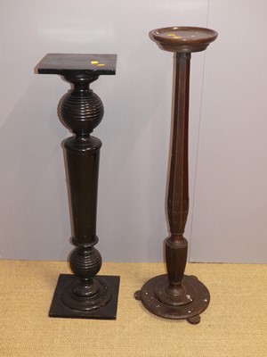 Lot 606 - An early 20th Century ebonised jardiniere...